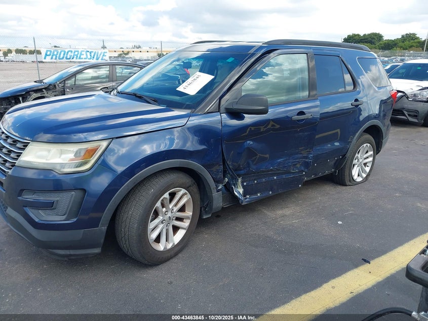 1FM5K7BH1GGB92232 2016 FORD EXPLORER photo no. 2