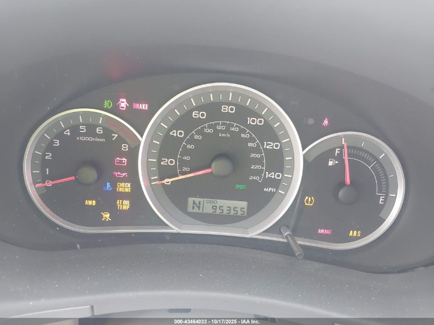 2008 Subaru Impreza Outback Sport VIN: JF1GH63678H830617 Lot: 43464033