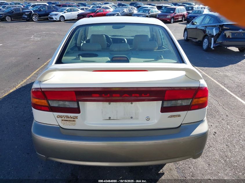 2003 Subaru Outback Limited VIN: 4S3BE686X37200398 Lot: 43464088