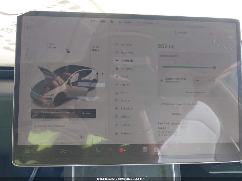 2026 Tesla Model Y Long Range Dual Motor All-Wheel Drive VIN: 7SAYGDED3TA473088 Lot: 43464253