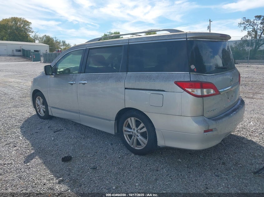 2012 Nissan Quest Sl VIN: JN8AE2KP9C9050797 Lot: 43464358