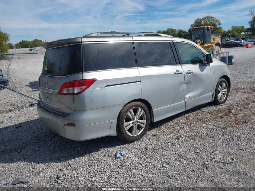 2012 Nissan Quest Sl VIN: JN8AE2KP9C9050797 Lot: 43464358