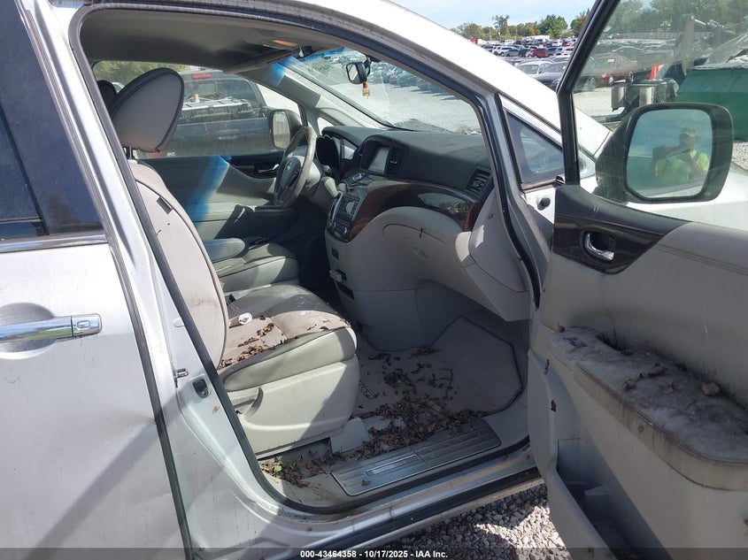 2012 Nissan Quest Sl VIN: JN8AE2KP9C9050797 Lot: 43464358