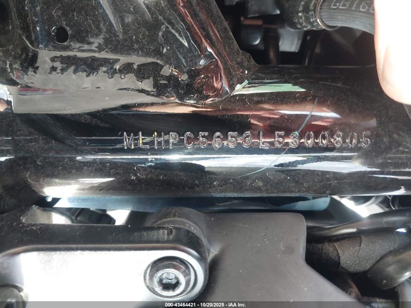 2020 Honda Cmx500 A VIN: MLHPC5653L5300805 Lot: 43464421