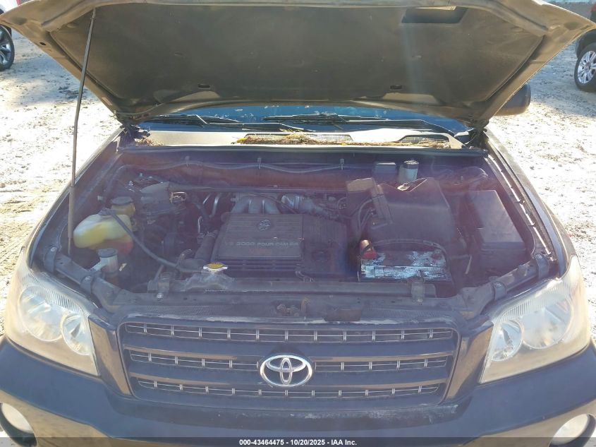 2003 Toyota Highlander Limited V6 VIN: JTEHF21A930109478 Lot: 43464475