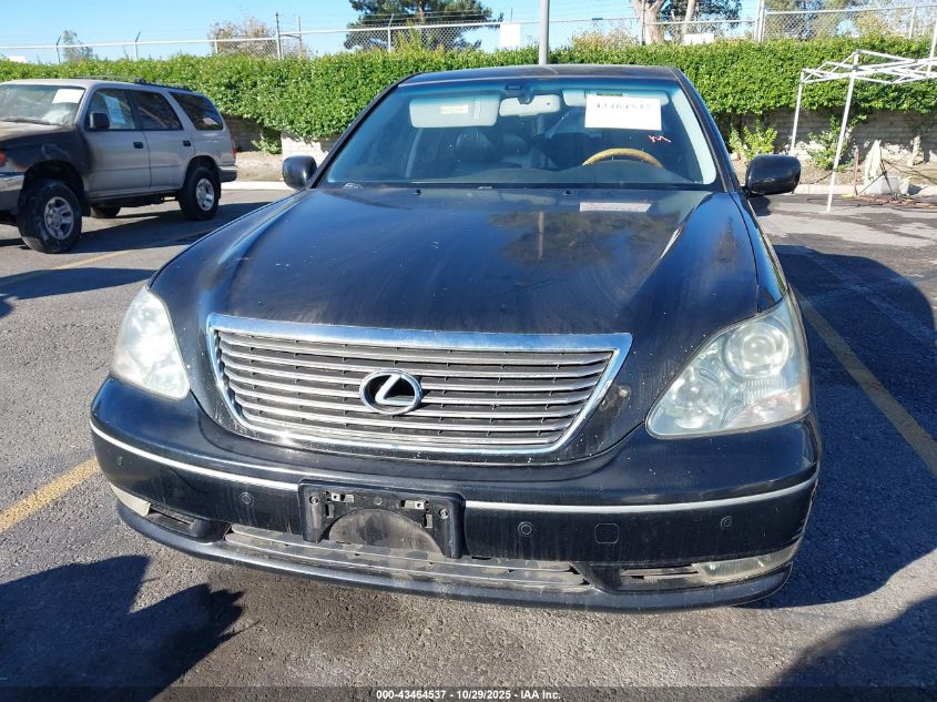 2005 Lexus Ls 430 VIN: JTHBN36F555014847 Lot: 43464537