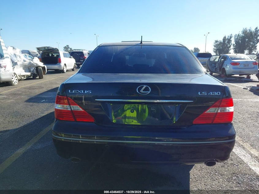 2005 Lexus Ls 430 VIN: JTHBN36F555014847 Lot: 43464537