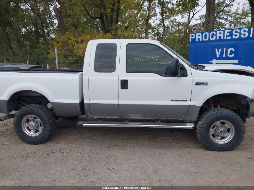 2001 Ford F-250 Lariat/Xl/Xlt VIN: 3FTNX21F51MA70589 Lot: 43464807