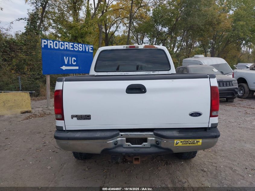 2001 Ford F-250 Lariat/Xl/Xlt VIN: 3FTNX21F51MA70589 Lot: 43464807