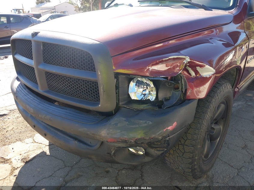 2003 Dodge Ram 1500 Slt/Laramie/St VIN: 1D7HA18Z23S209912 Lot: 43464877