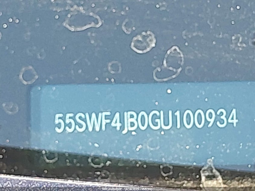 2016 MERCEDES-BENZ C 300 55SWF4JB0GU167050