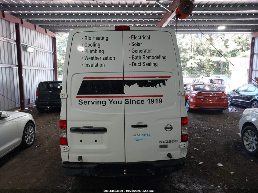 2014 Nissan Nv Cargo Nv2500 Hd S V6 VIN: 1N6BF0LX1EN107128 Lot: 43464899