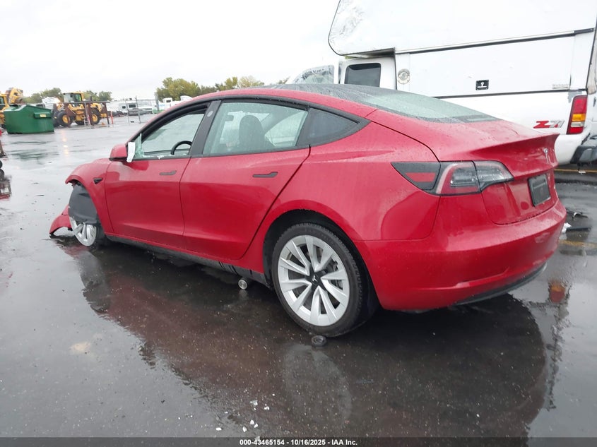 5YJ3E1EB5NF208754 2022 TESLA MODEL 3 photo no. 3