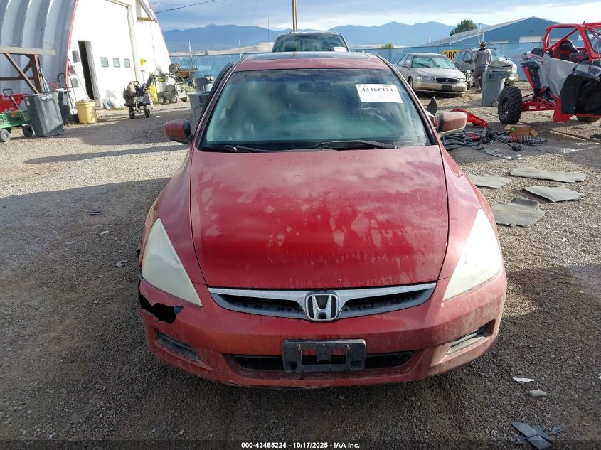 2007 Honda Accord 2.4 Ex VIN: 1HGCM567X7A185943 Lot: 43465224