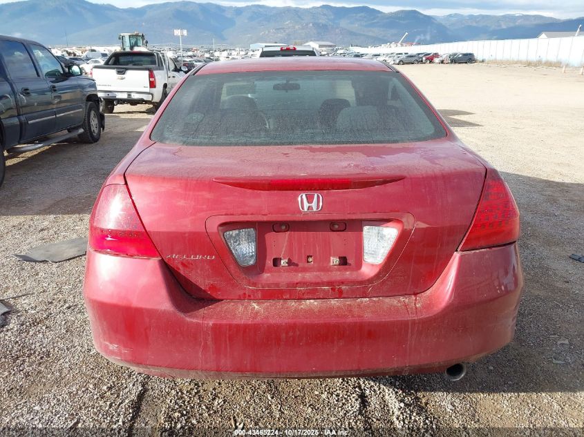 2007 Honda Accord 2.4 Ex VIN: 1HGCM567X7A185943 Lot: 43465224