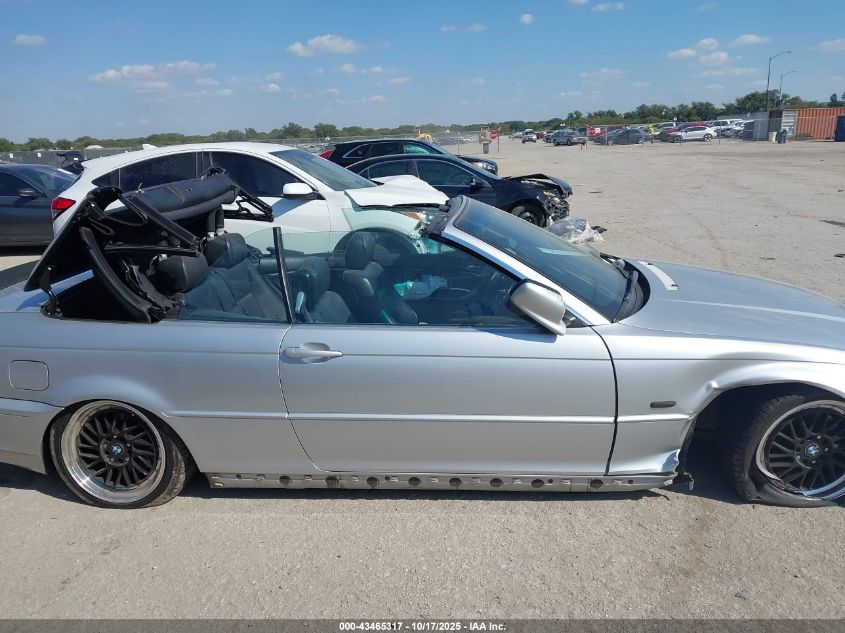 2001 BMW 325Ci VIN: WBABS33491JY41889 Lot: 43465317