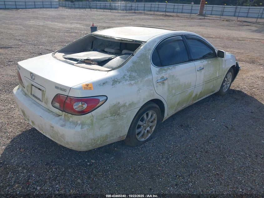 JTHBF30G630143009 2003 LEXUS ES photo no. 4