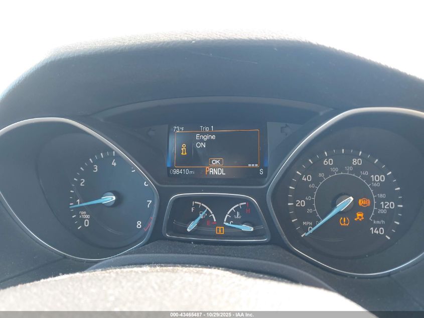 2015 Ford Focus Se VIN: 1FADP3F28FL216599 Lot: 43465487