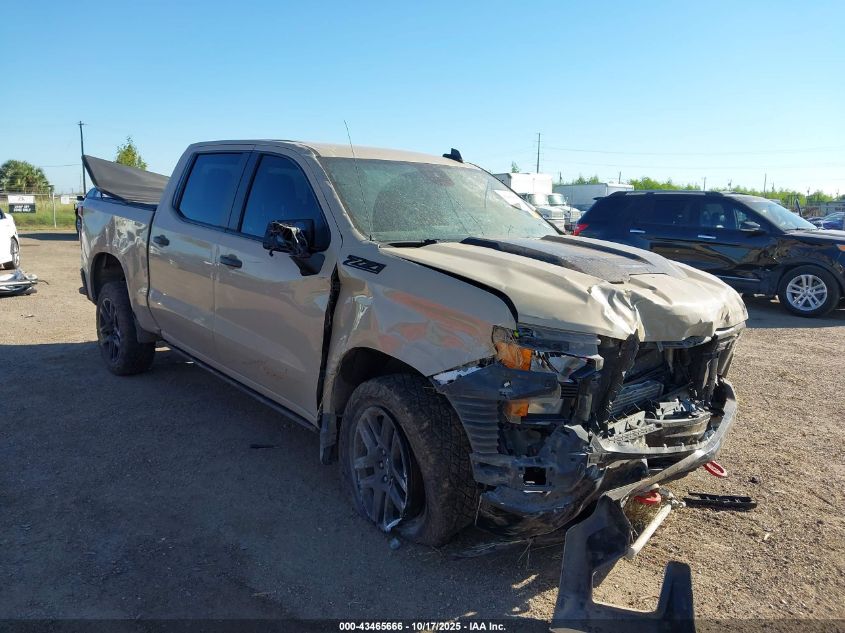 2023 CHEVROLET SILVERADO 1500 4WD  SHORT BED CUSTOM TRAIL BOSS - 3GCPDCEK2PG186662