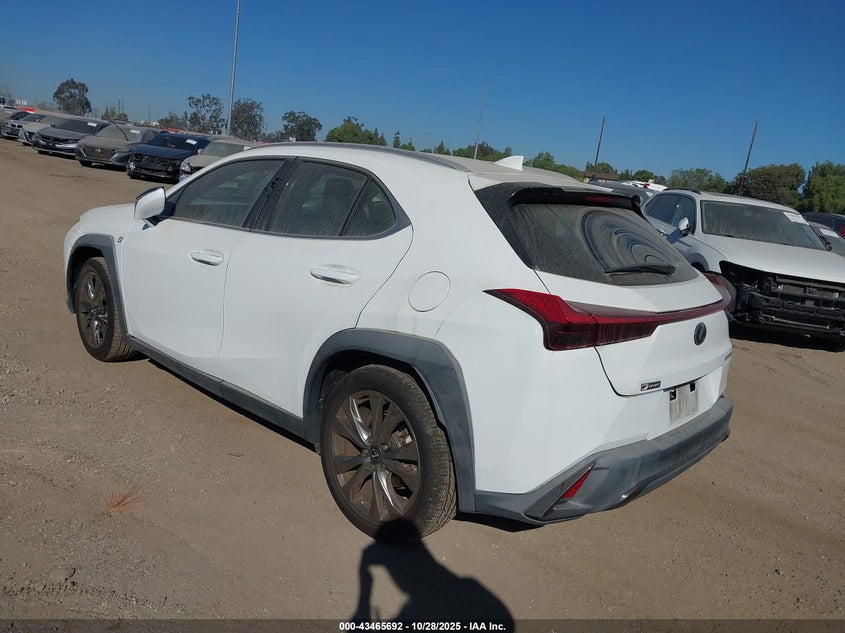 Vin: jthy3jbh2k2002020, lot: 43960573, lexus ux 200 f sport 20193