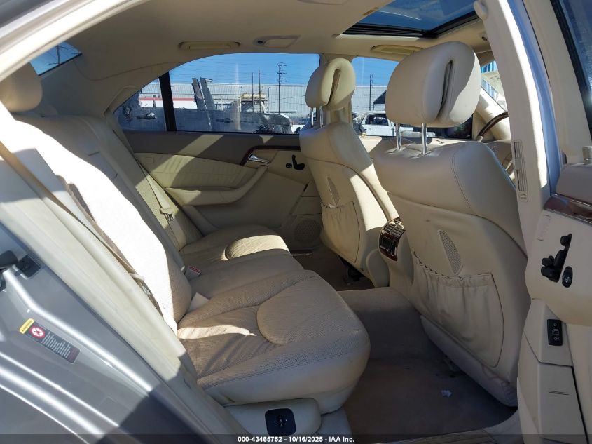 2004 Mercedes-Benz S 500 VIN: WDBNG75J04A413207 Lot: 43465752