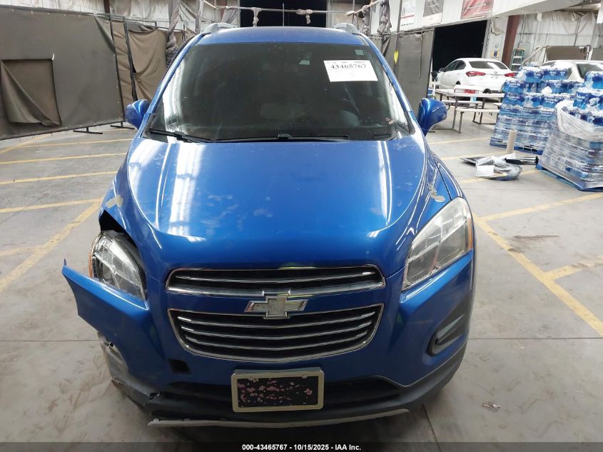 2015 Chevrolet Trax Lt VIN: KL7CJRSB9FB170106 Lot: 43465767