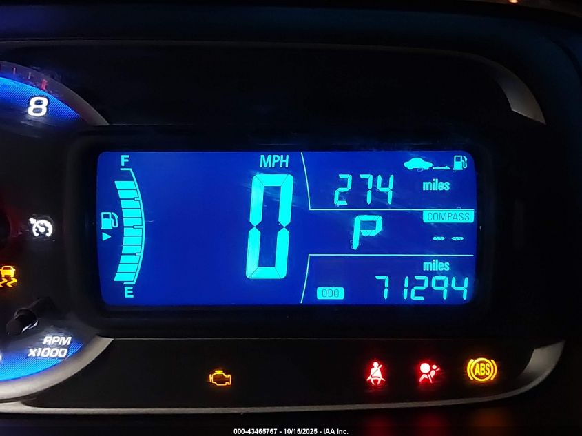 2015 Chevrolet Trax Lt VIN: KL7CJRSB9FB170106 Lot: 43465767