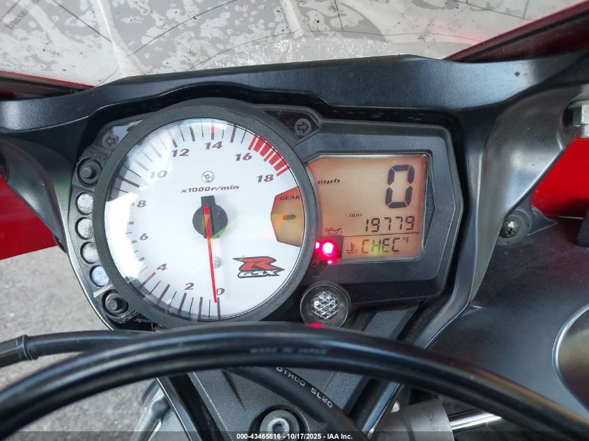 2006 Suzuki Gsx-R600 K6 VIN: JS1GN7DA562100159 Lot: 43465816