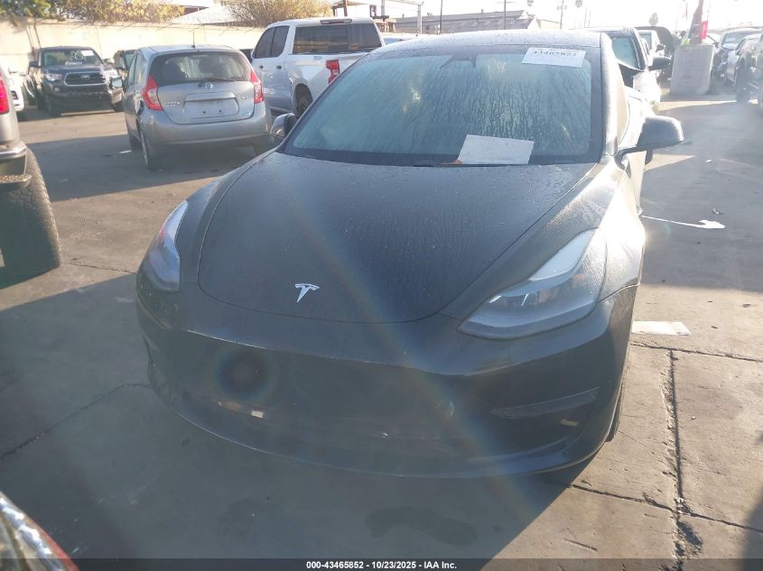 2021 Tesla Model 3 Standard Range Plus Rear-Wheel Drive VIN: 5YJ3E1EA0MF067081 Lot: 43465852