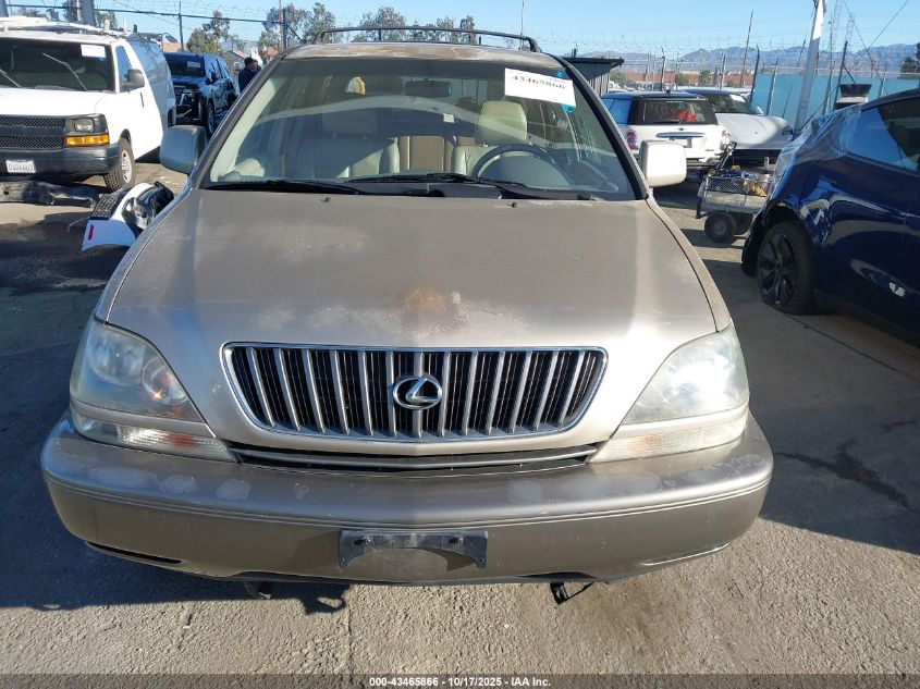 1999 Lexus Rx 300 VIN: JT6GF10U6X0037755 Lot: 43465866