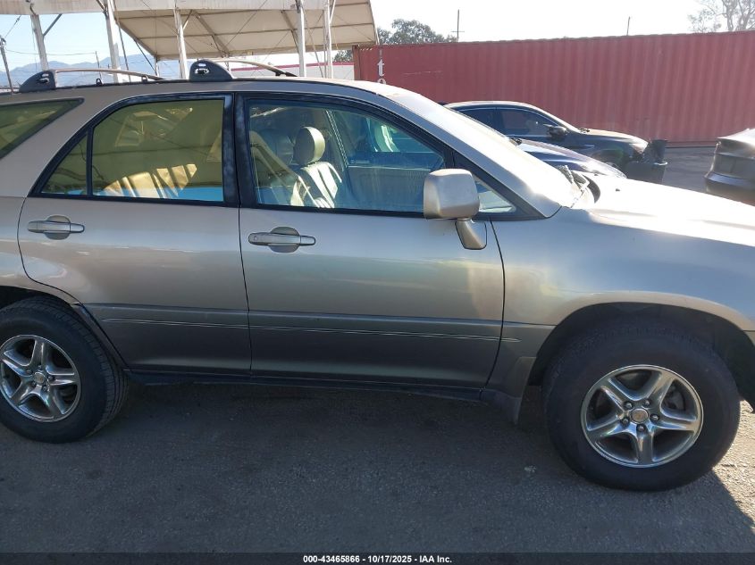 1999 Lexus Rx 300 VIN: JT6GF10U6X0037755 Lot: 43465866