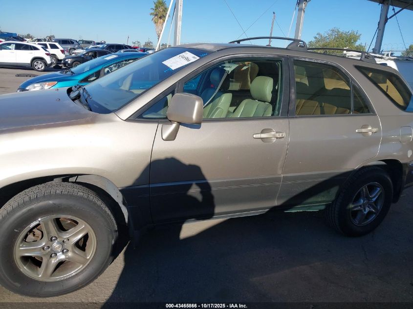 1999 Lexus Rx 300 VIN: JT6GF10U6X0037755 Lot: 43465866