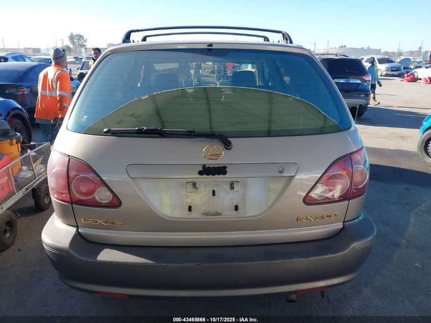 1999 Lexus Rx 300 VIN: JT6GF10U6X0037755 Lot: 43465866