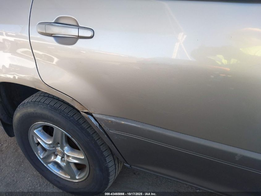 1999 Lexus Rx 300 VIN: JT6GF10U6X0037755 Lot: 43465866