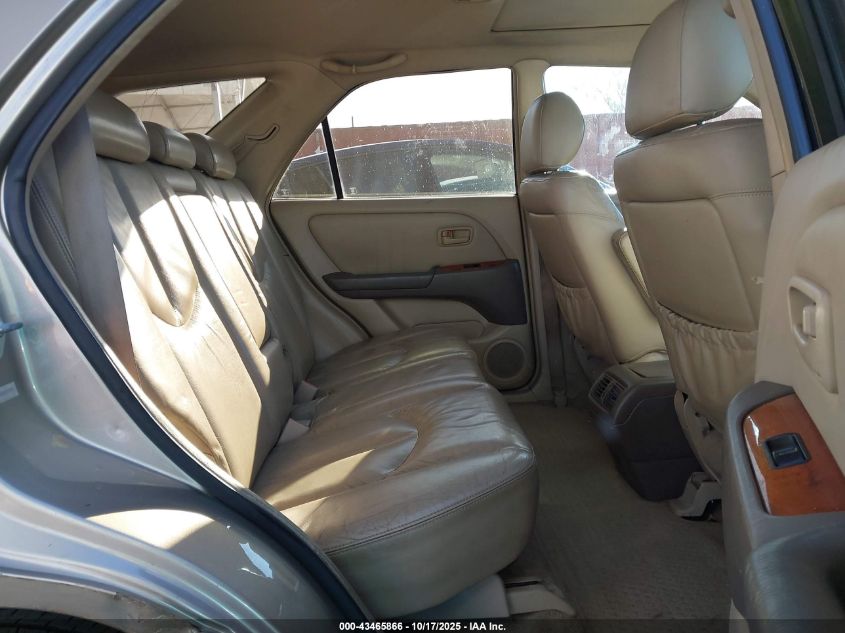 1999 Lexus Rx 300 VIN: JT6GF10U6X0037755 Lot: 43465866