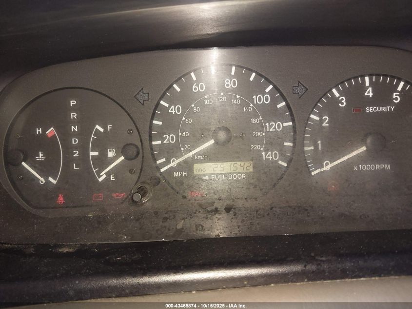 2001 Toyota Camry Xle V6 VIN: 4T1BF28K31U126089 Lot: 43465874