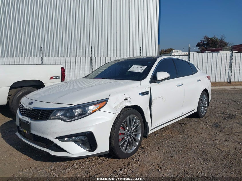 Vin: 5xxgv4l24kg326681, lot: 43960768, kia optima sx turbo 20192