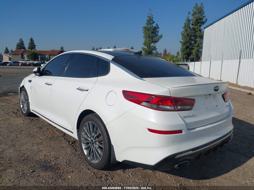 Vin: 5xxgv4l24kg326681, lot: 43960768, kia optima sx turbo 20193