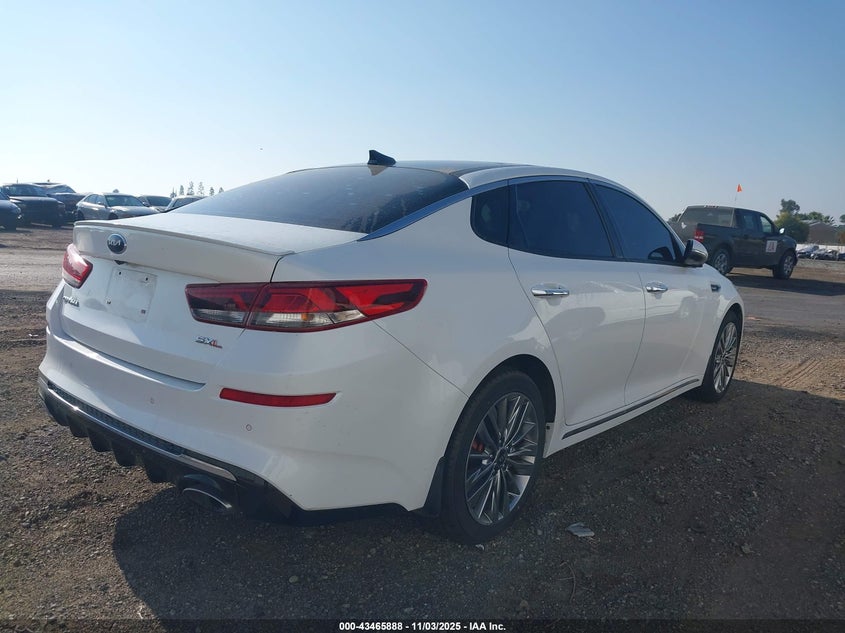 Vin: 5xxgv4l24kg326681, lot: 43960768, kia optima sx turbo 20194