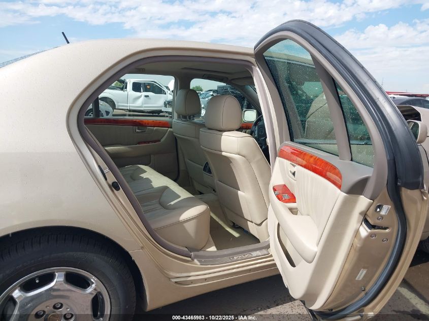 2002 Lexus Ls 430 VIN: JTHBN30F020079235 Lot: 43465983