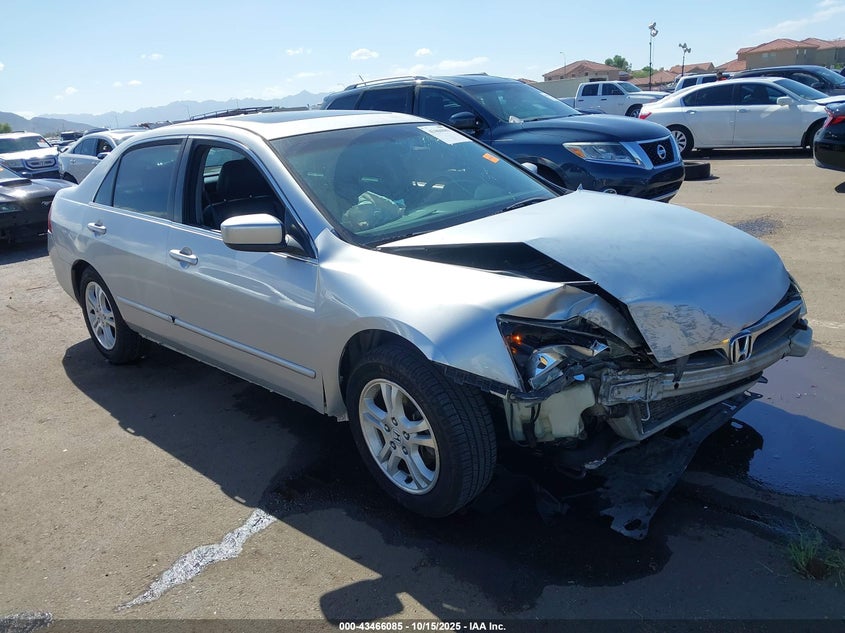 1HGCM56887A165747 2007 Honda Accord 2.4 Ex auction photo 1