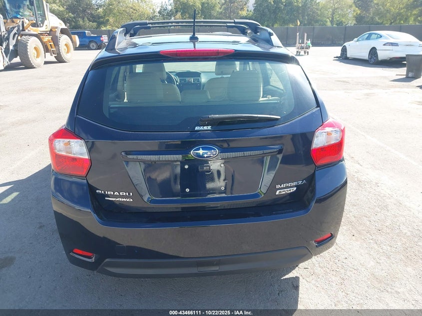2015 SUBARU IMPREZA 2.0I SPORT LIMITED JF1GPAV61FH286602