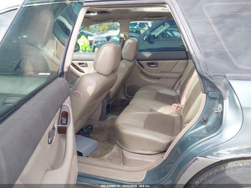 2001 Subaru Outback H6-3.0 VIN: 4S3BH806817672658 Lot: 43466116