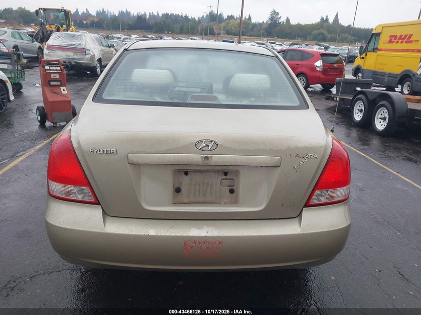 2002 Hyundai Elantra Gls VIN: KMHDN45D42U273097 Lot: 43466126