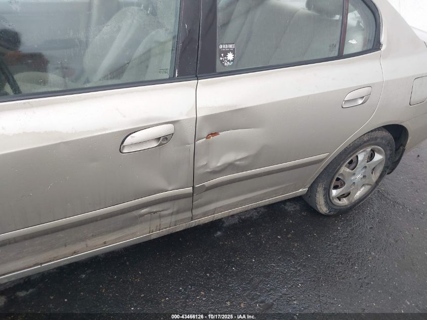 2002 Hyundai Elantra Gls VIN: KMHDN45D42U273097 Lot: 43466126