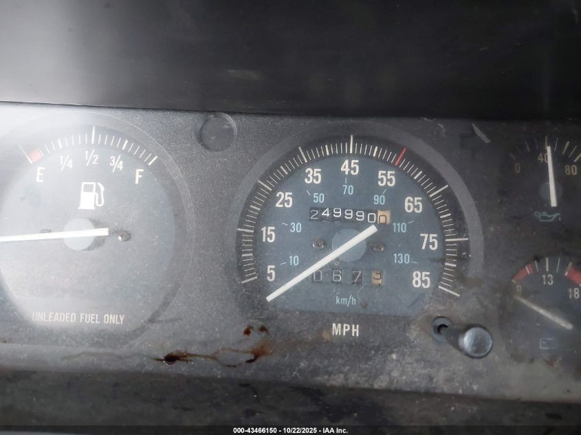 1987 Jeep Cherokee Pioneer VIN: 1JCML7825HT021216 Lot: 43466150