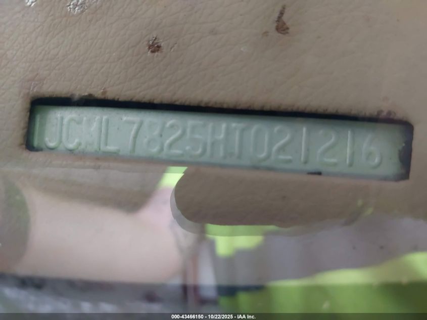 1987 Jeep Cherokee Pioneer VIN: 1JCML7825HT021216 Lot: 43466150