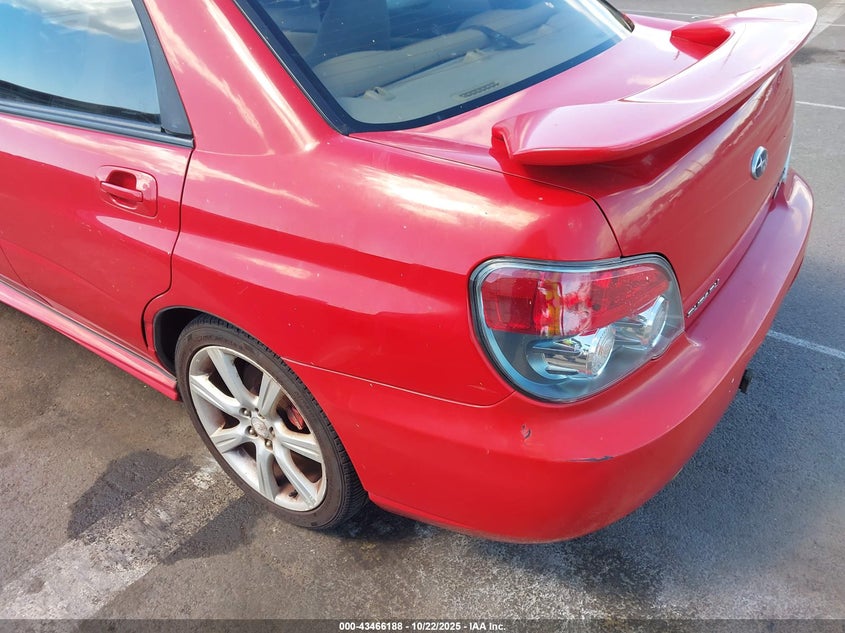 2006 Subaru Impreza Wrx/Wrx Limited/Wrx Tr VIN: JF1GD79606G505285 Lot: 43466188