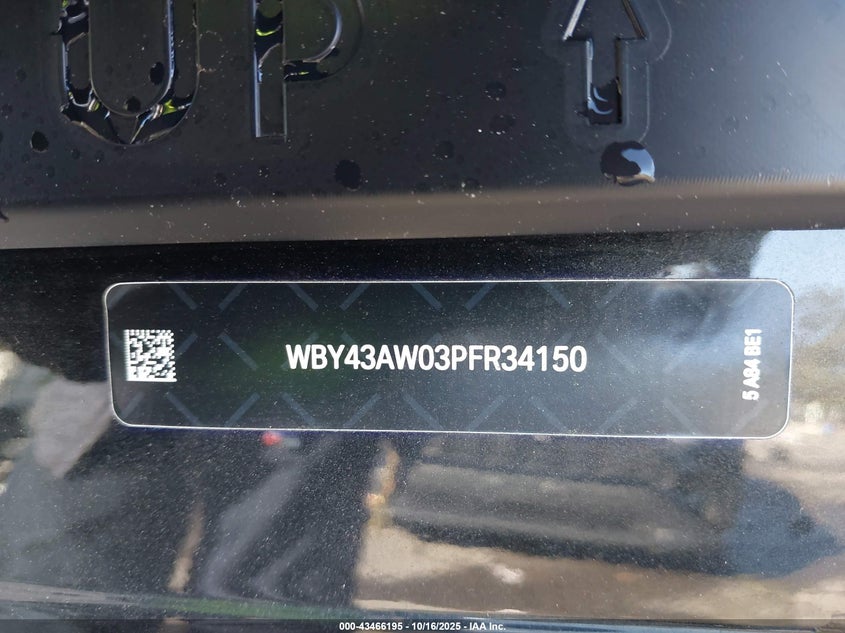 2023 BMW I4 EDRIVE35 WBY43AW03PFR34150