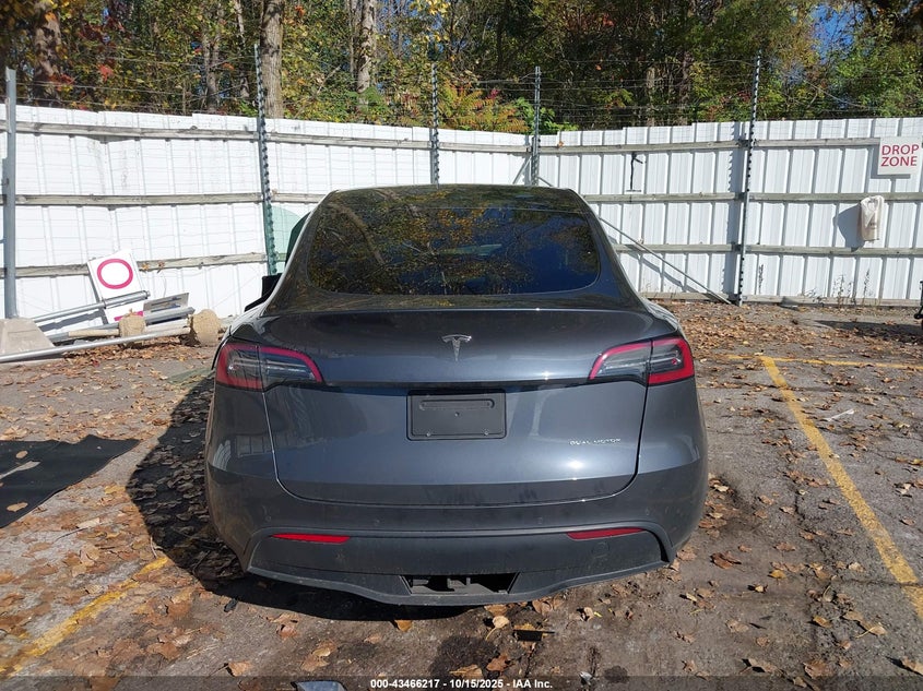 2021 Tesla Model Y Long Range Dual Motor All-Wheel Drive VIN: 5YJYGAEE8MF144119 Lot: 43466217